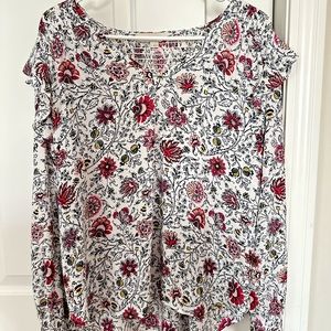 LOFT Floral Blouse